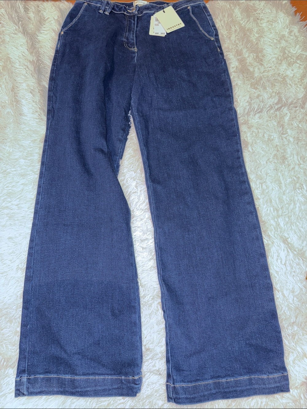 Women’s Dark Blue industry Wide-Leg Jeans 12/31